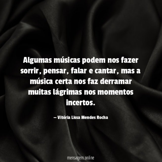 Algumas músicas podem nos fazer sorrir