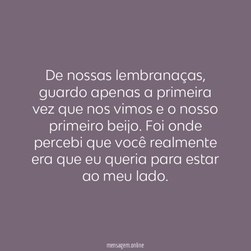 De nossas lembranaças