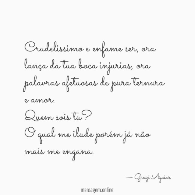 Crudelissimo e enfame ser