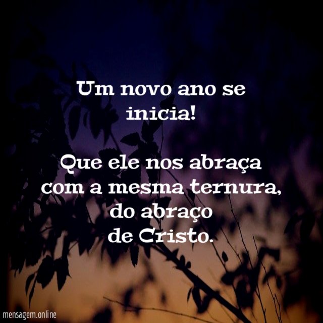 Um novo ano se inicia