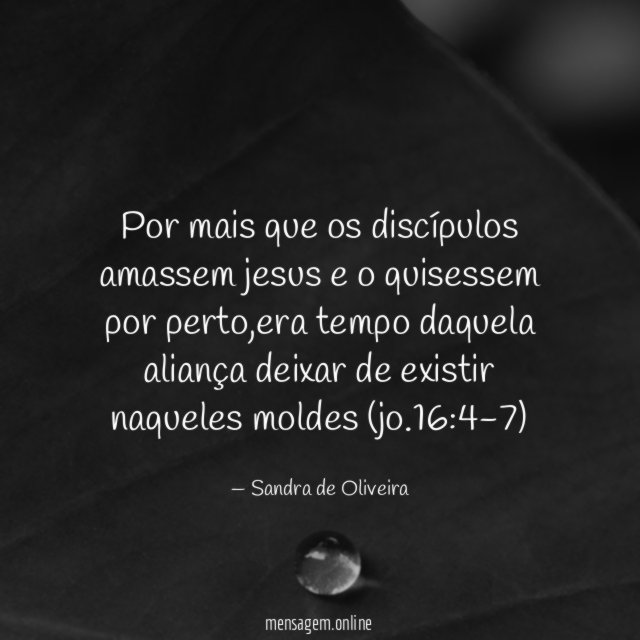 Por mais que os discípulos amassem jesus