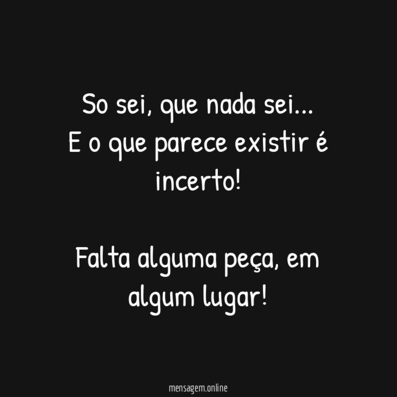 So sei