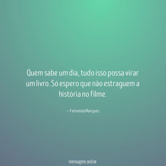 Quem sabe um dia