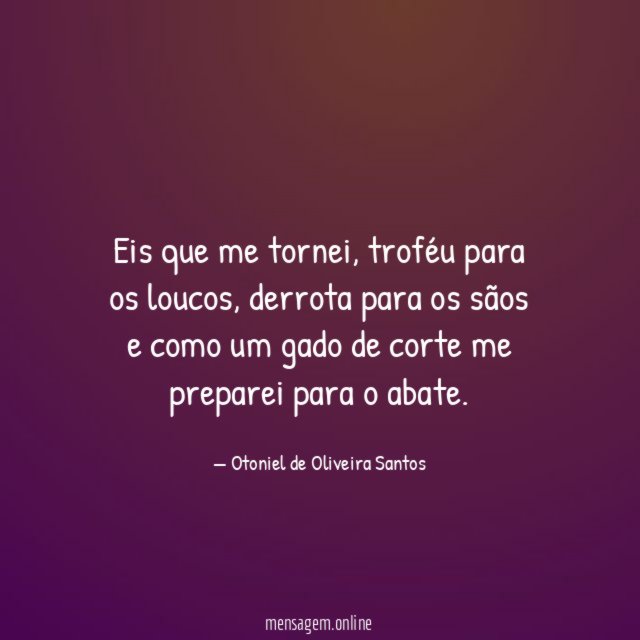 Eis que me tornei