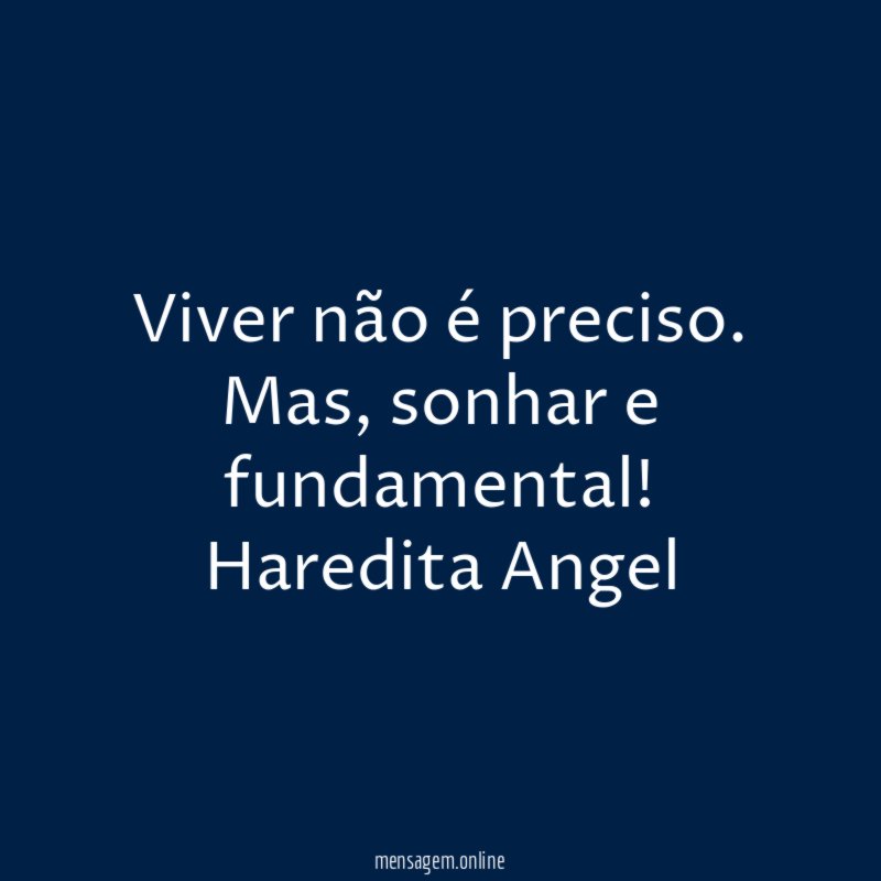 Viver não é preciso