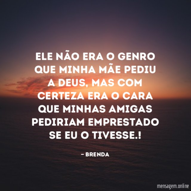 ele não era o genro que minha mãe