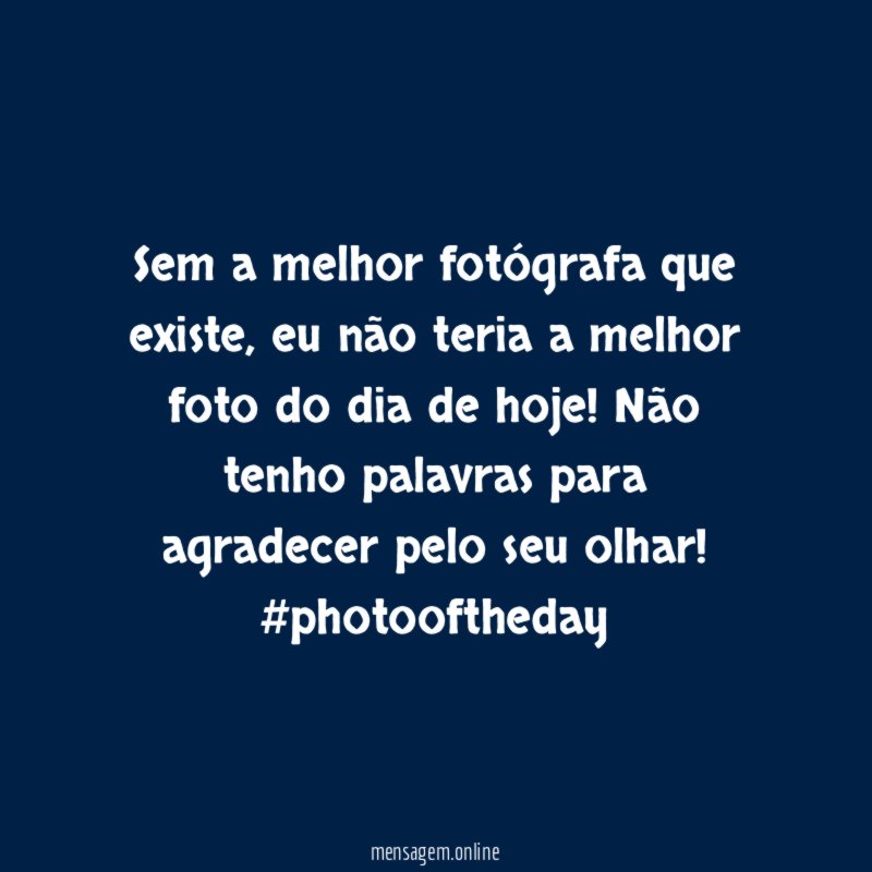 A melhor foto do dia