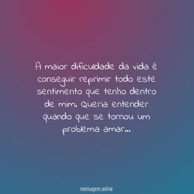 Reprimir o que sinto