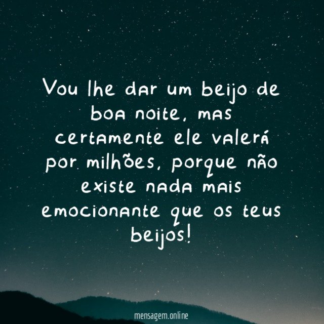 Beijo de boa noite
