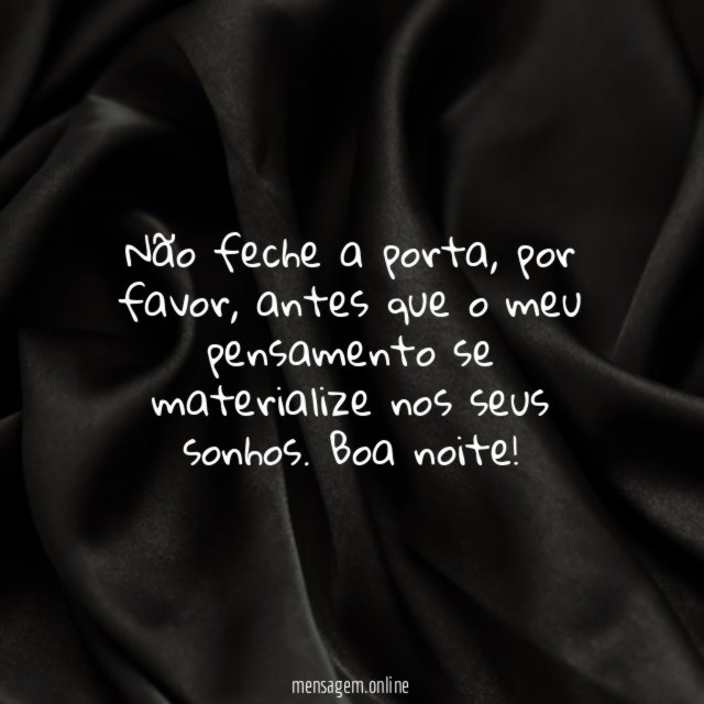 Não feche a porta