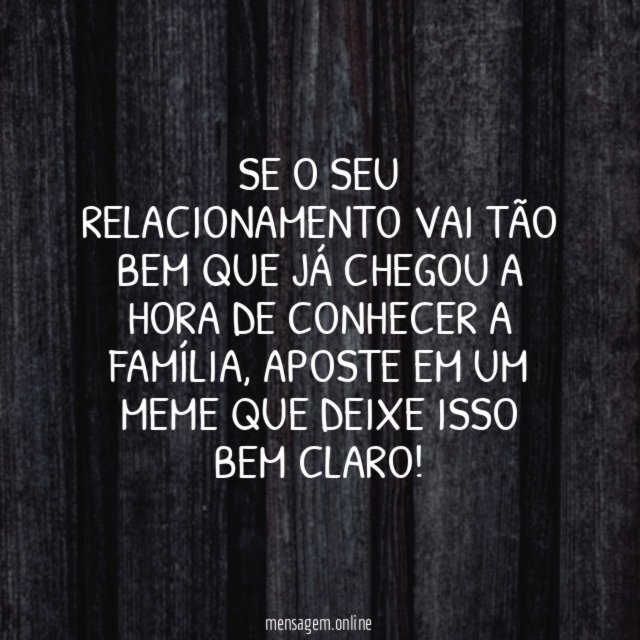 Para conquistar a família
