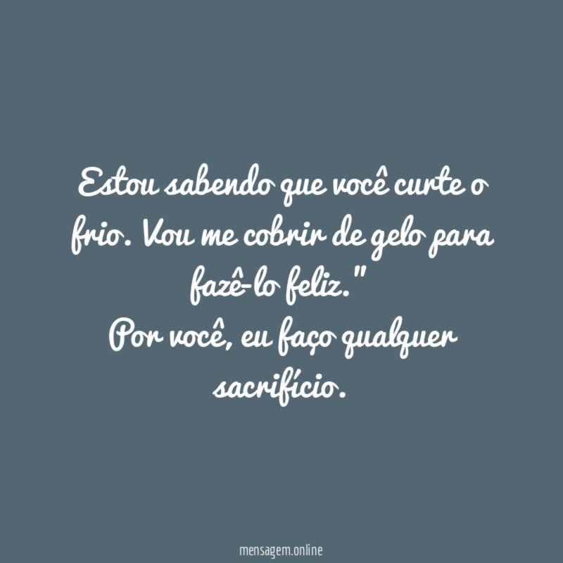 Serei o homem-gelo