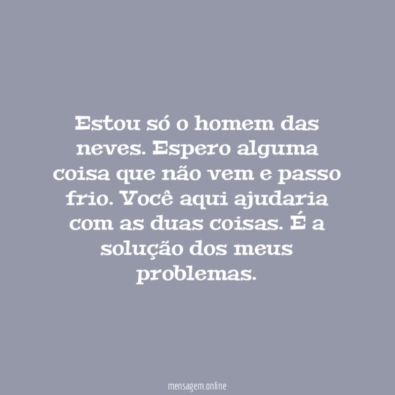 Vem me aquecer