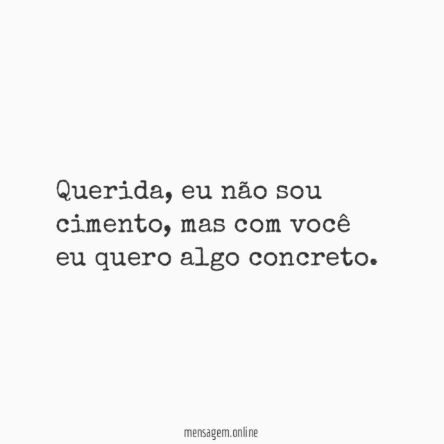 Quero algo concreto