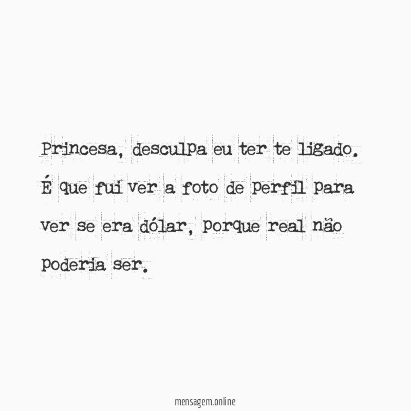 Real não pode ser