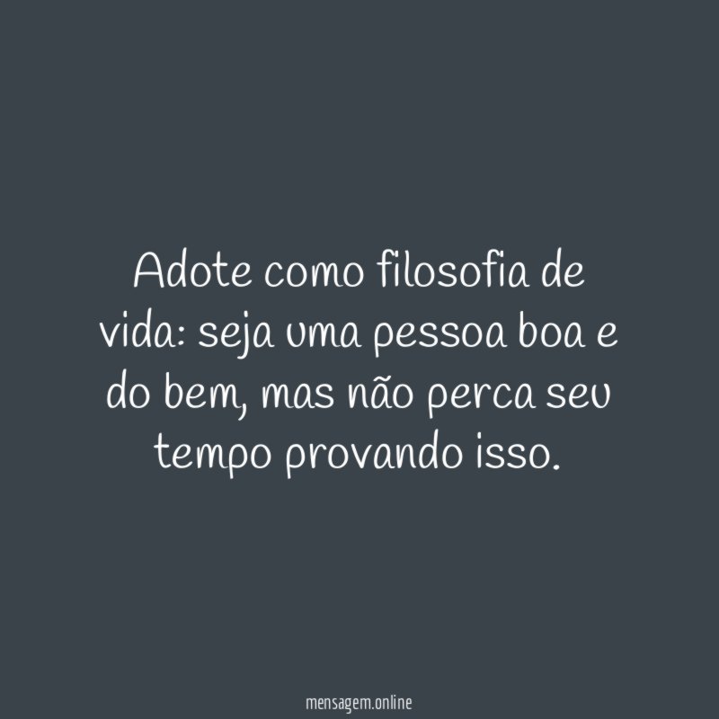 Uma filosofia