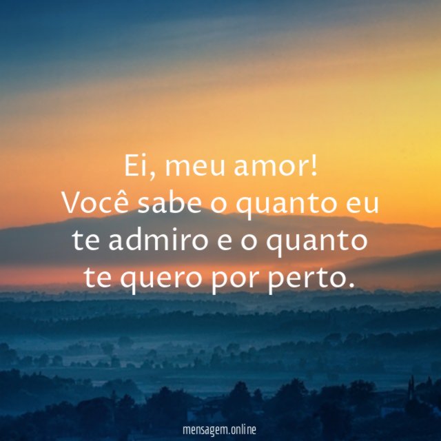 Eu te admiro