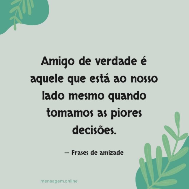 Apoiam nossas decisões
