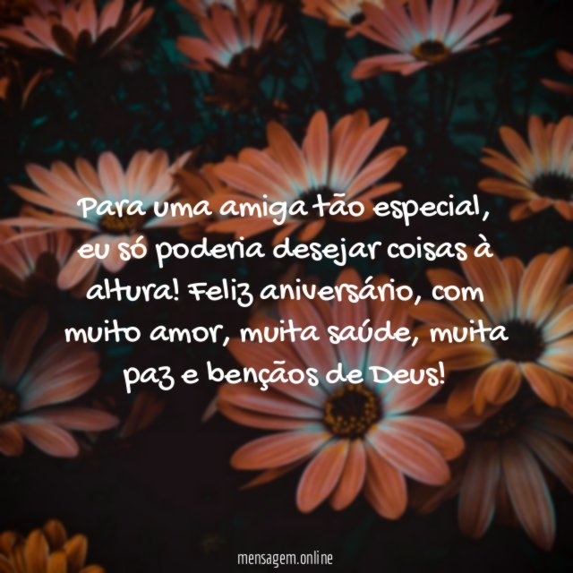 O que eu desejo para você