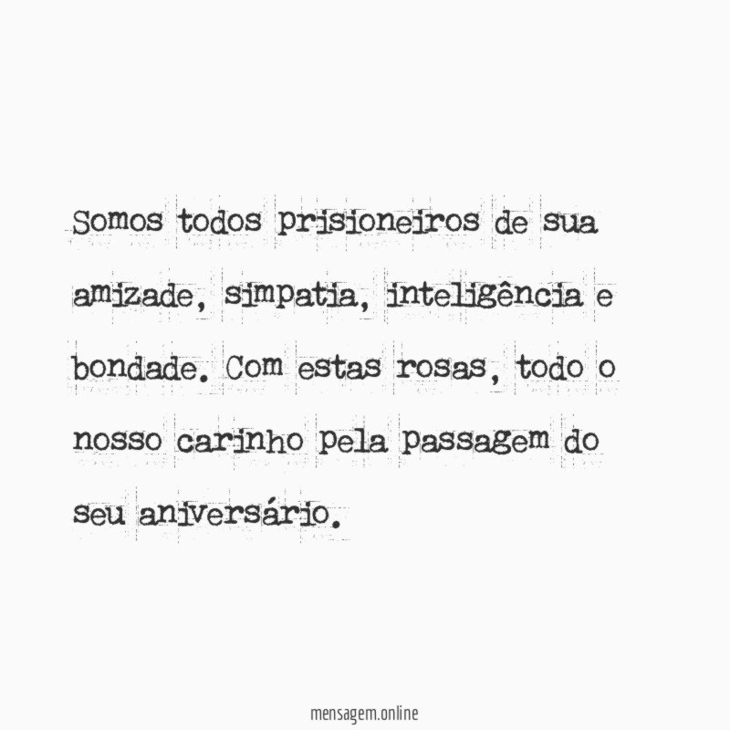 Rosas a você