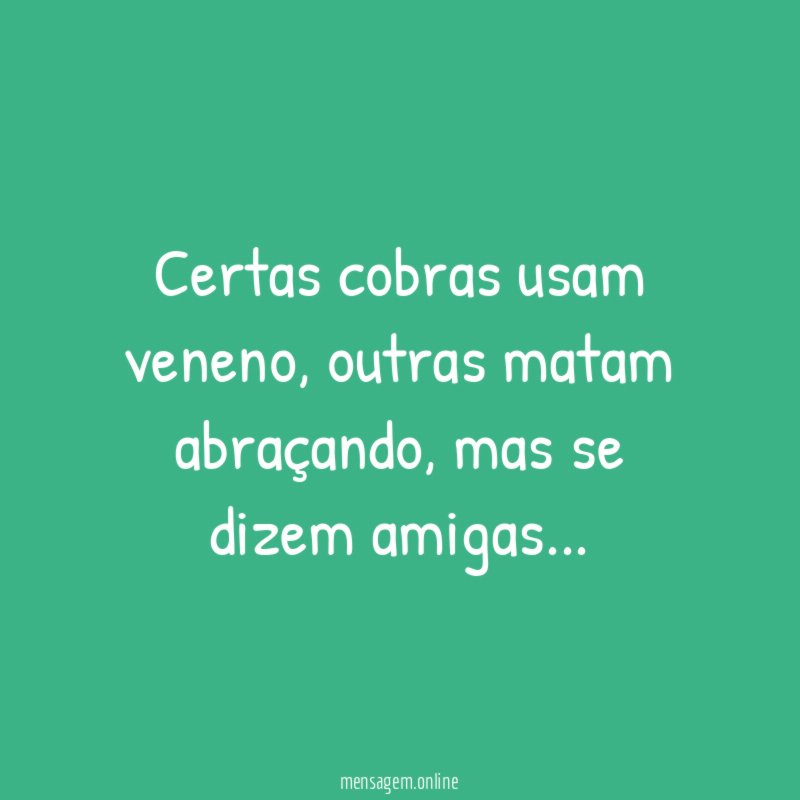 Certas cobras usam veneno