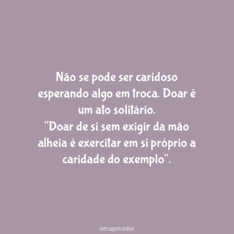 Dê exemplo