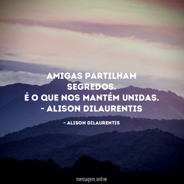 Amigas partilham segredos
