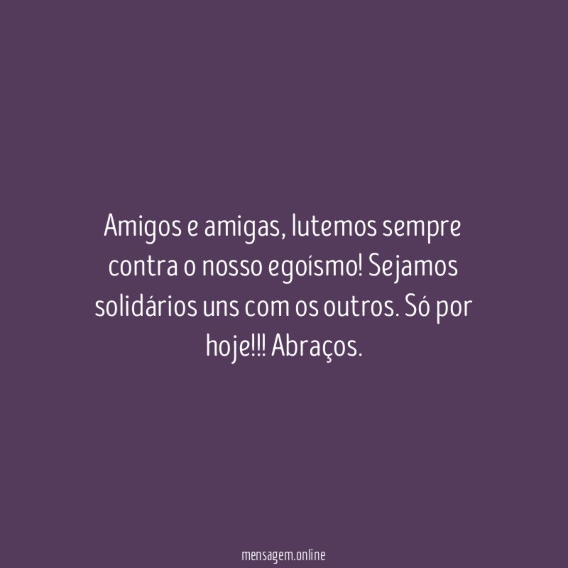 Amigos e amigas