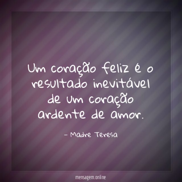 Um coração feliz