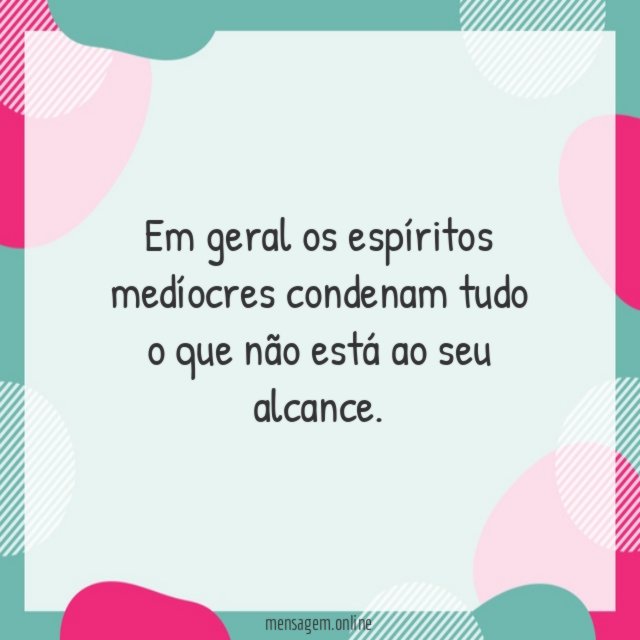 Espíritos medíocres