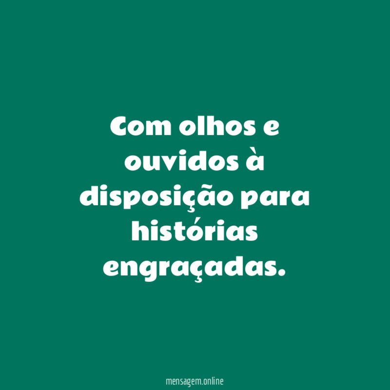 Vamos rir mais?