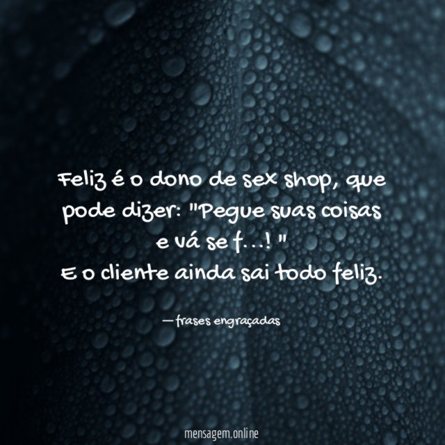 Dono de Sex Shop
