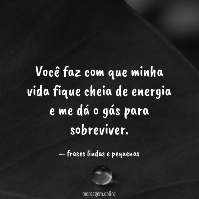 É você
