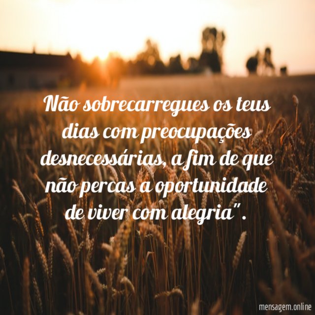 Viver com alegria