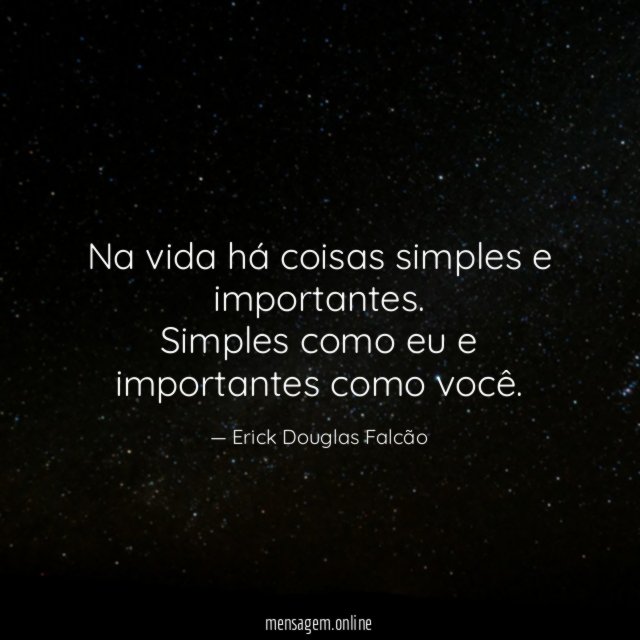 Simples e Importantes