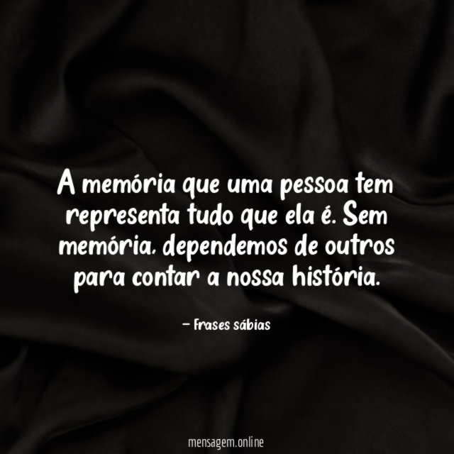 A importância da memória