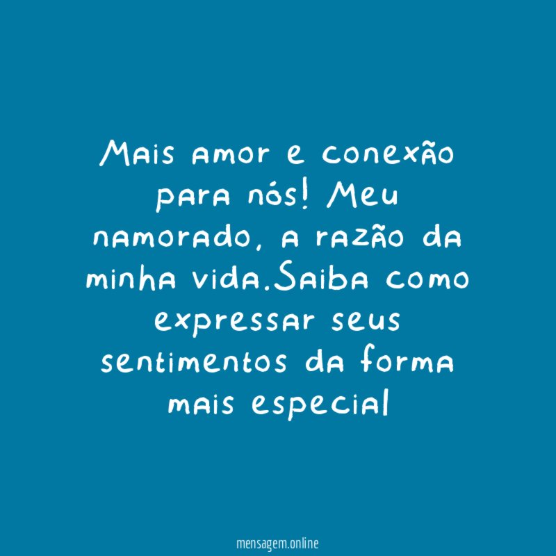 Razão da minha vida