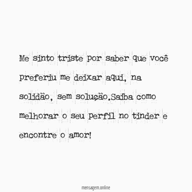 Sem solução
