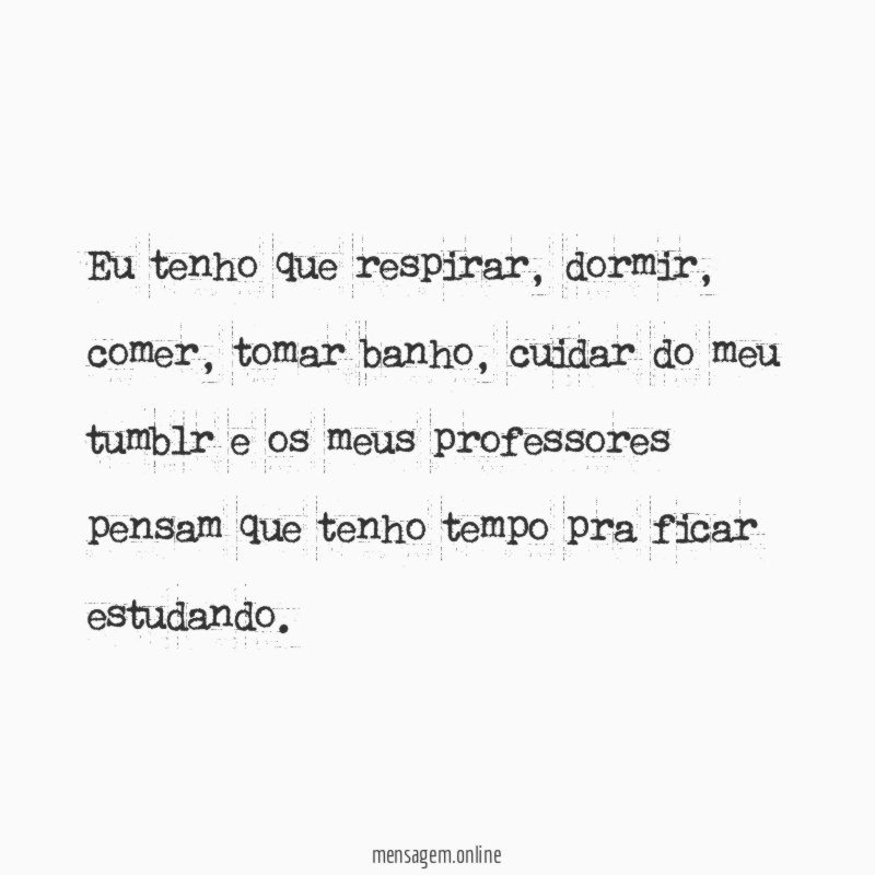 Eu tenho que respirar