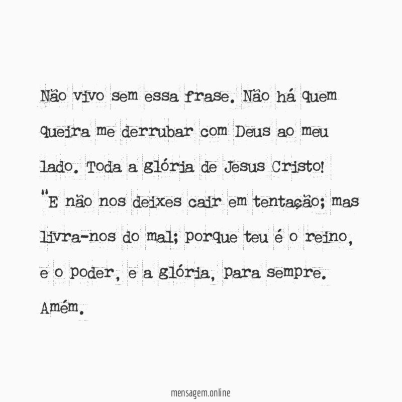 Mateus 6:13