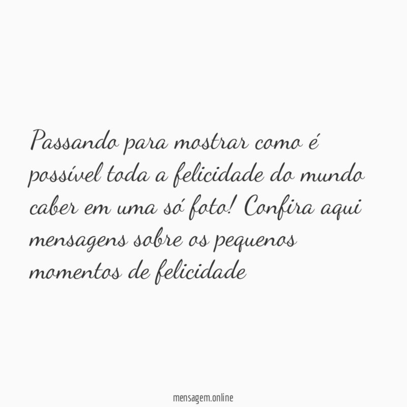 Felicidade