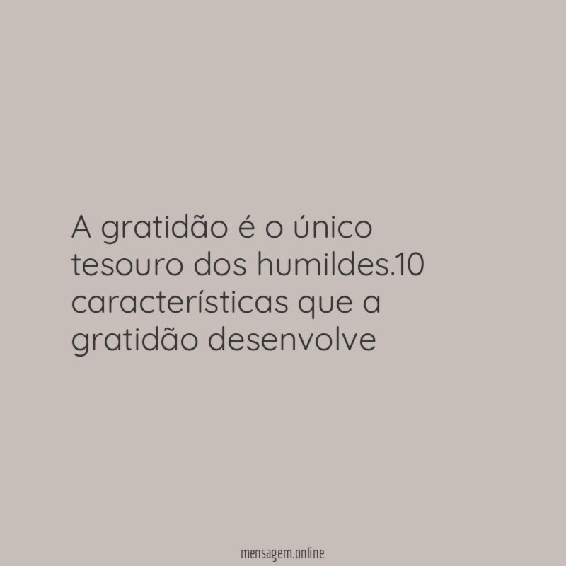 Gratidão