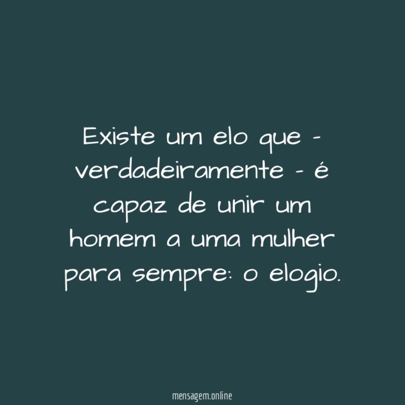 Existe um elo que - verdadeiramente - é
