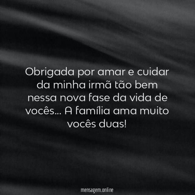 Minha cunhada querida