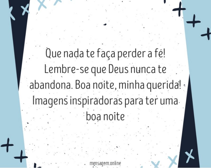 Deus não te abandona