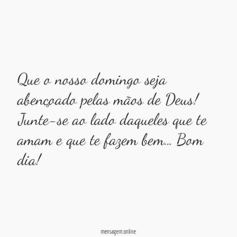 Bom dia, Deus