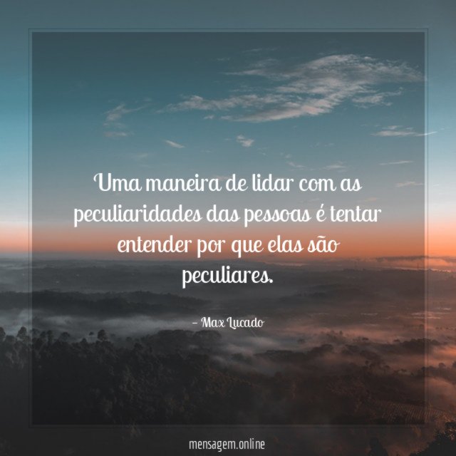 Uma maneira de lidar com as peculiaridades das