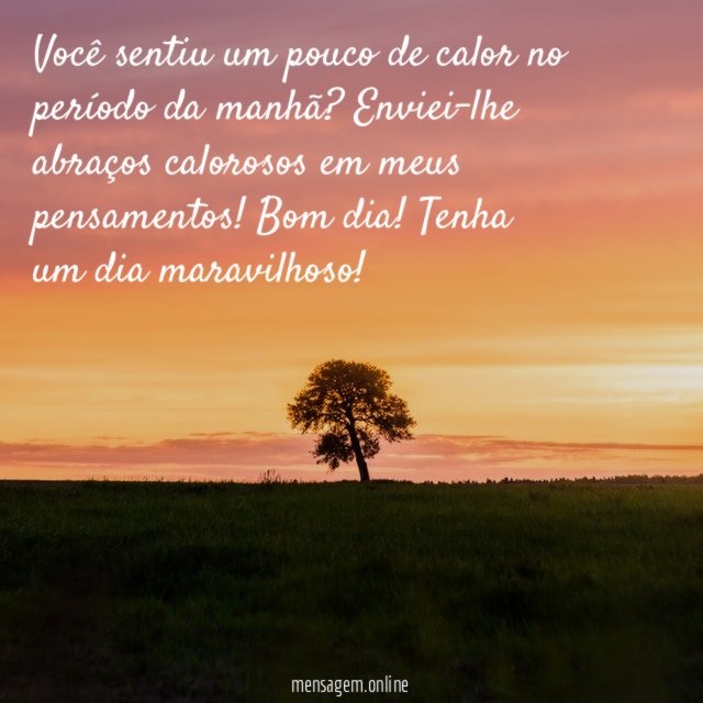 Dia maravilhoso