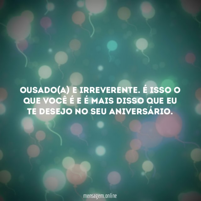 Seja você mesmo(a)