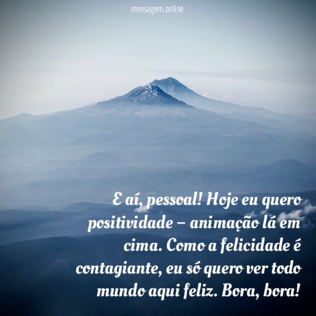 A felicidade é contagiante